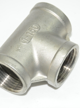 304不锈钢内丝三通内螺纹三通DN25内牙3通水管接头4分6分丝扣三通