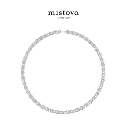 mistova JEWELRYMistova设计师款麻花麻绳经典设计情侣绳结项链