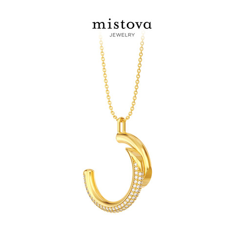 Mistova金银通勤百搭锆石耳环