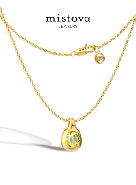 Mistova森隐金色小众锁骨链