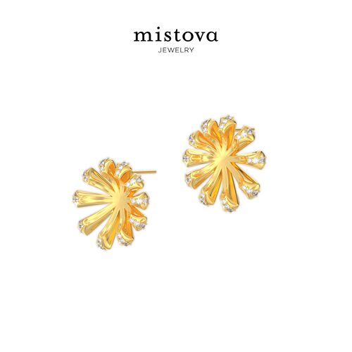 Mistova烟花耳环日常通勤白领