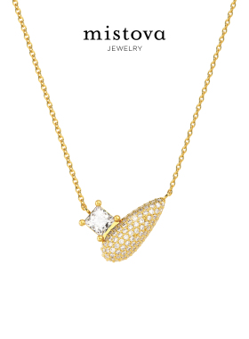 光场项链小众设计锁骨链优雅