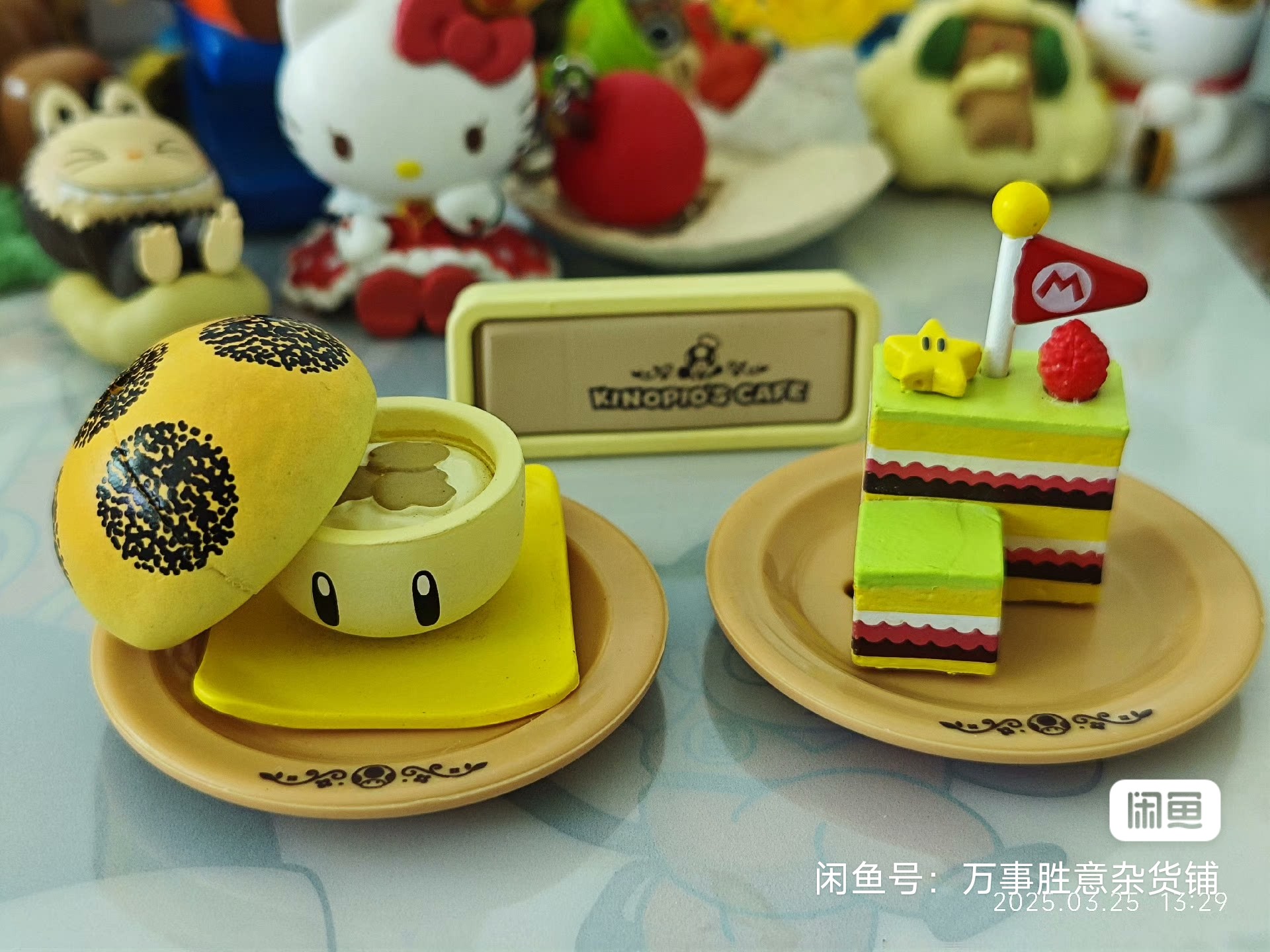 正版散货usj奇诺比奥厨师蘑菇汤蛋糕问号箱食玩马里奥餐厅食玩