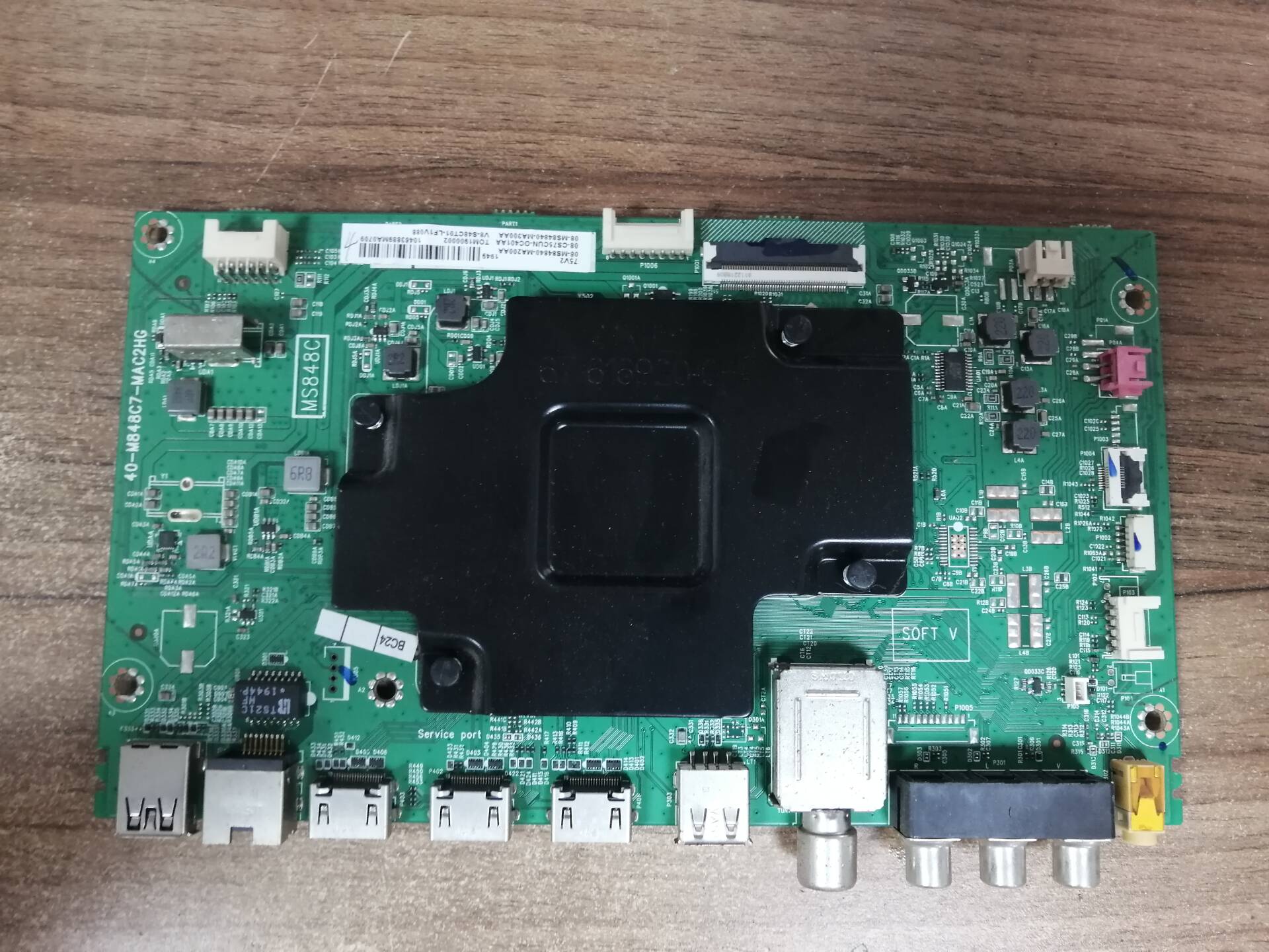 拆机TCL75V2主板40-M