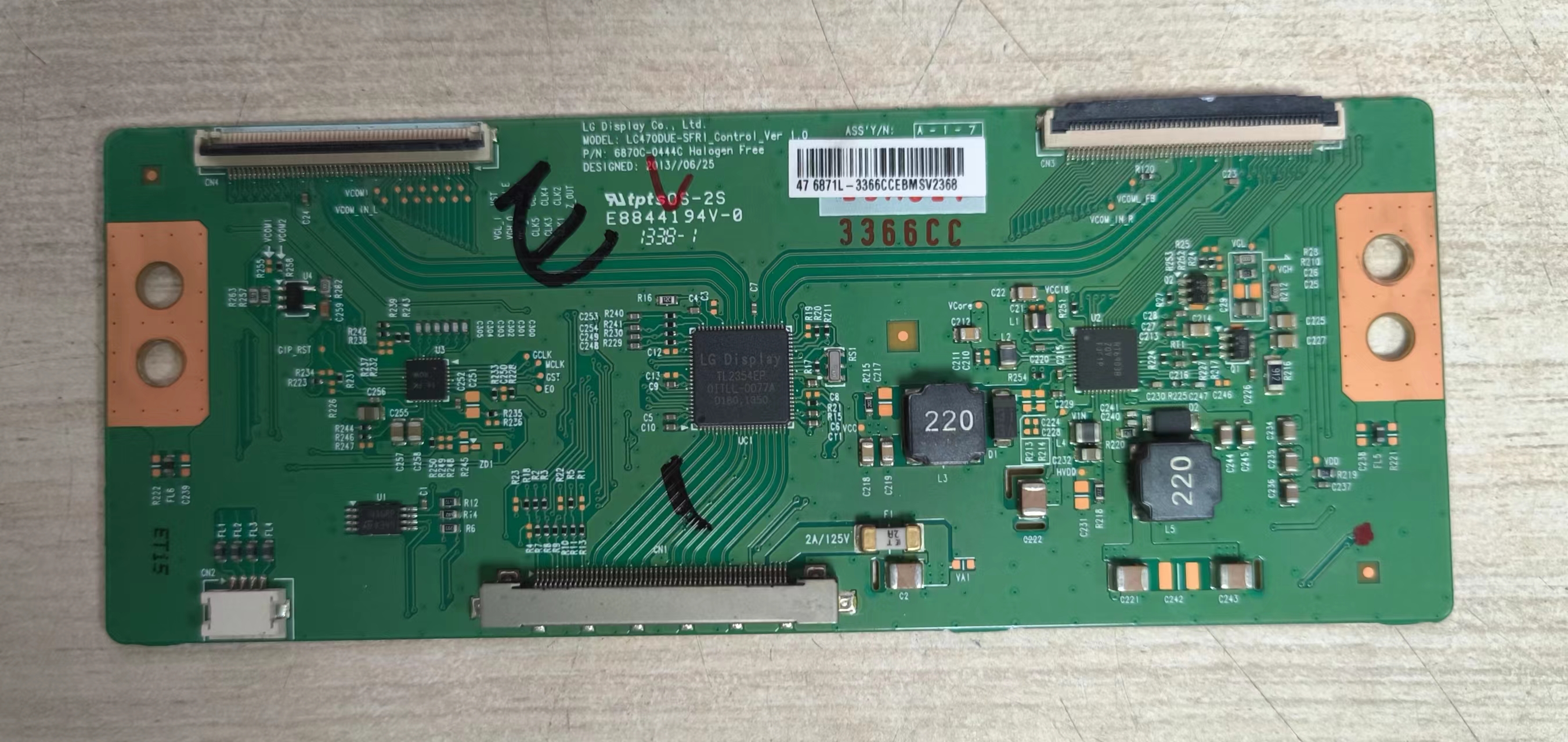 海信LED47K600X3D逻辑板