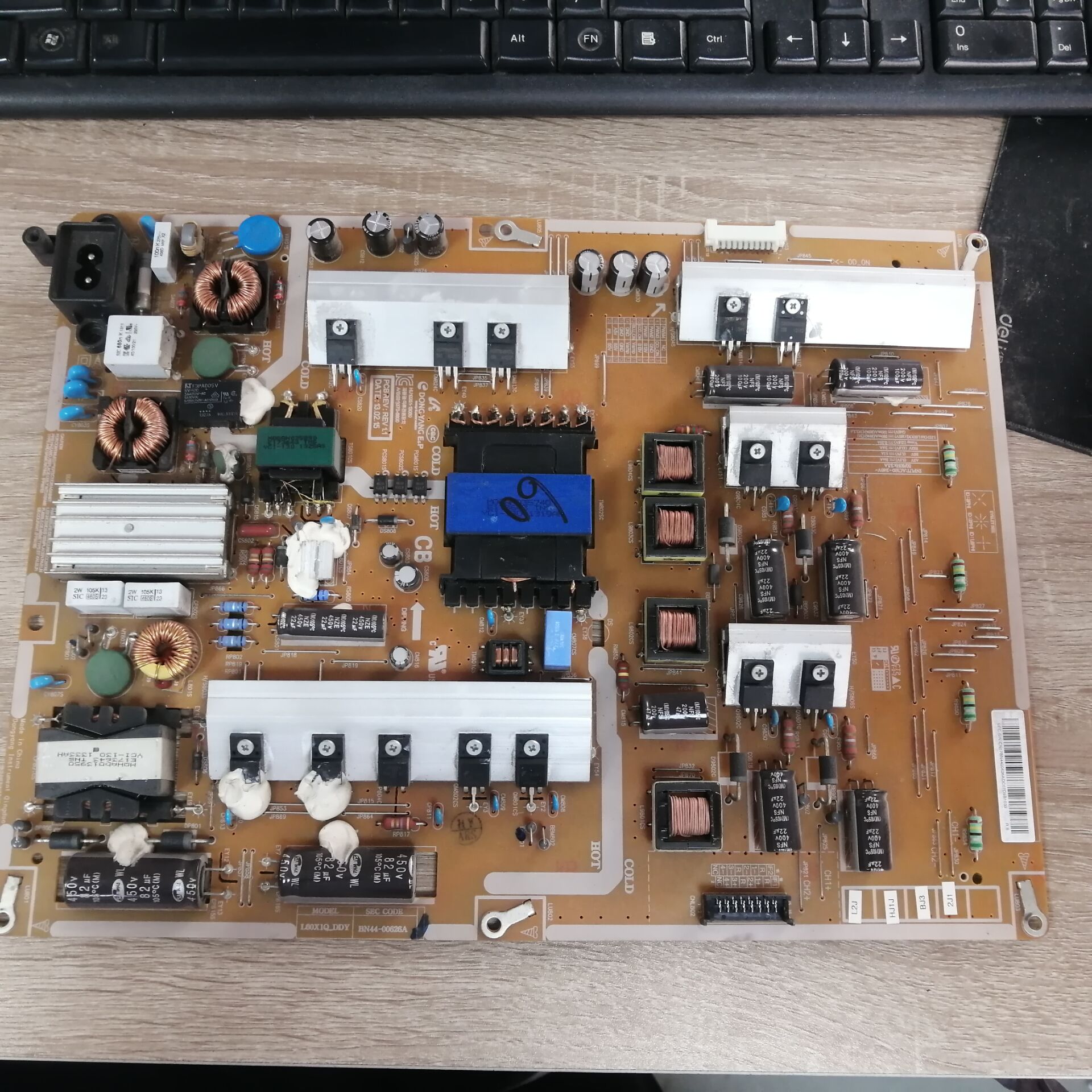 三星UA60F6400EJ电源板电源板