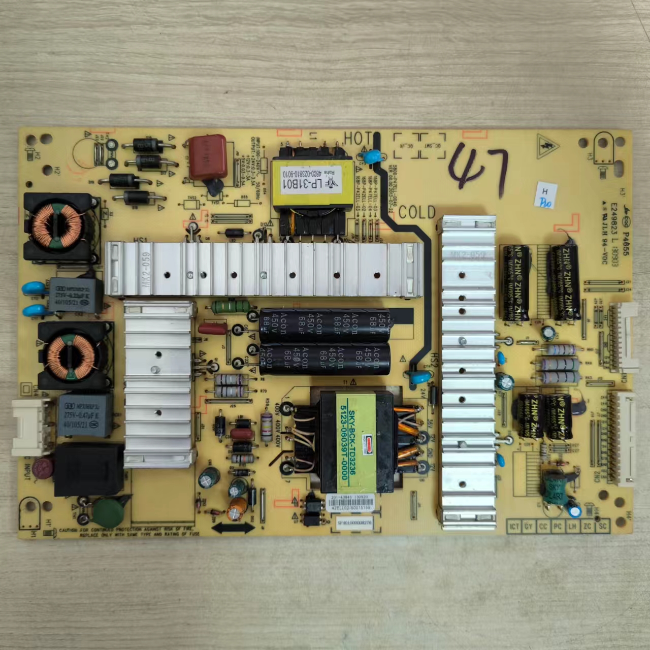 创维47E730A电视电源板