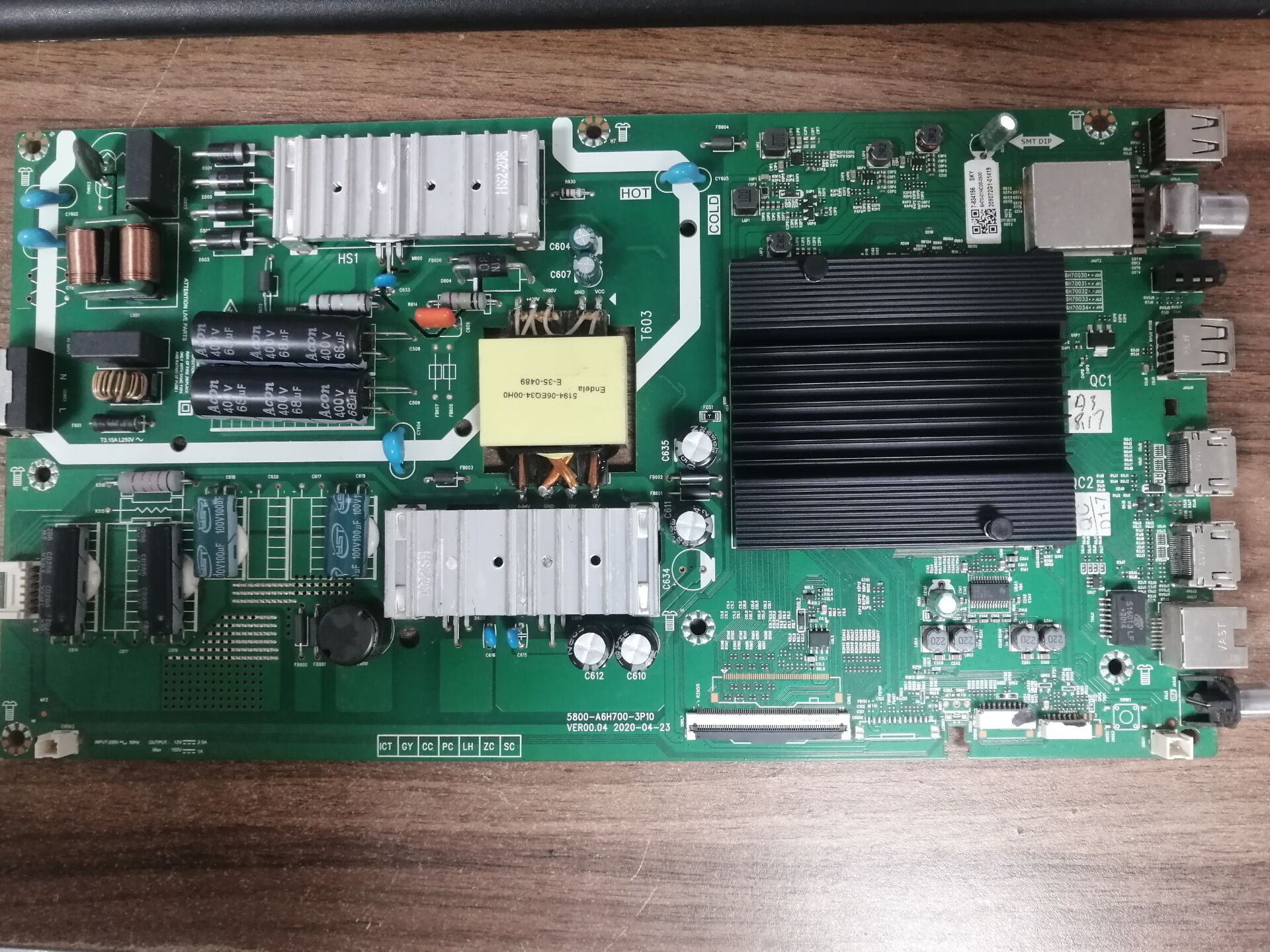 原装创维55M2主板5800-A6H7