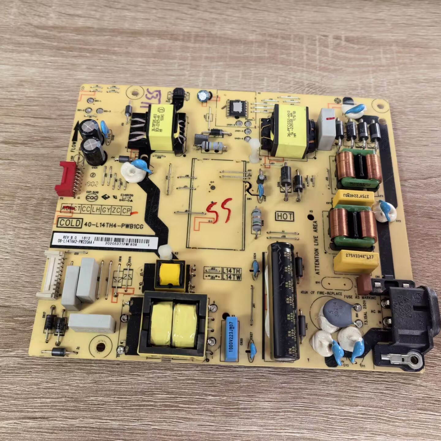 TCLD55A630U电源40-L14TH4-PWB1