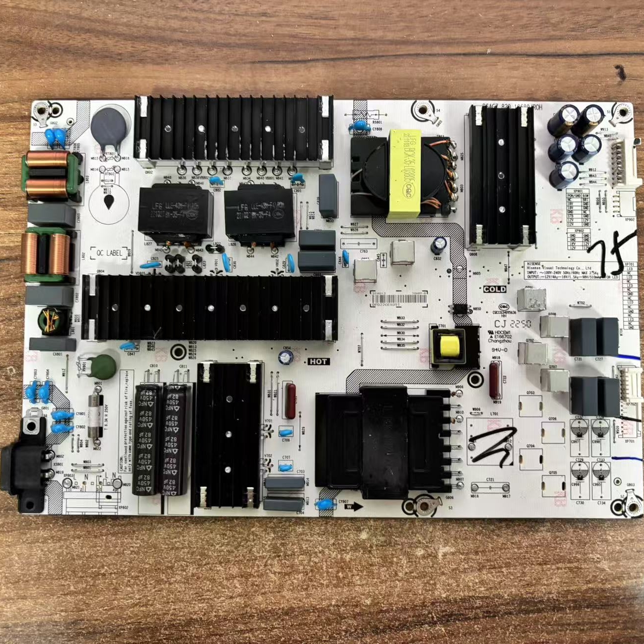 原装海信75E3F 75A6G 75E55H电源板RSAG7.820.10689ROH测好发
