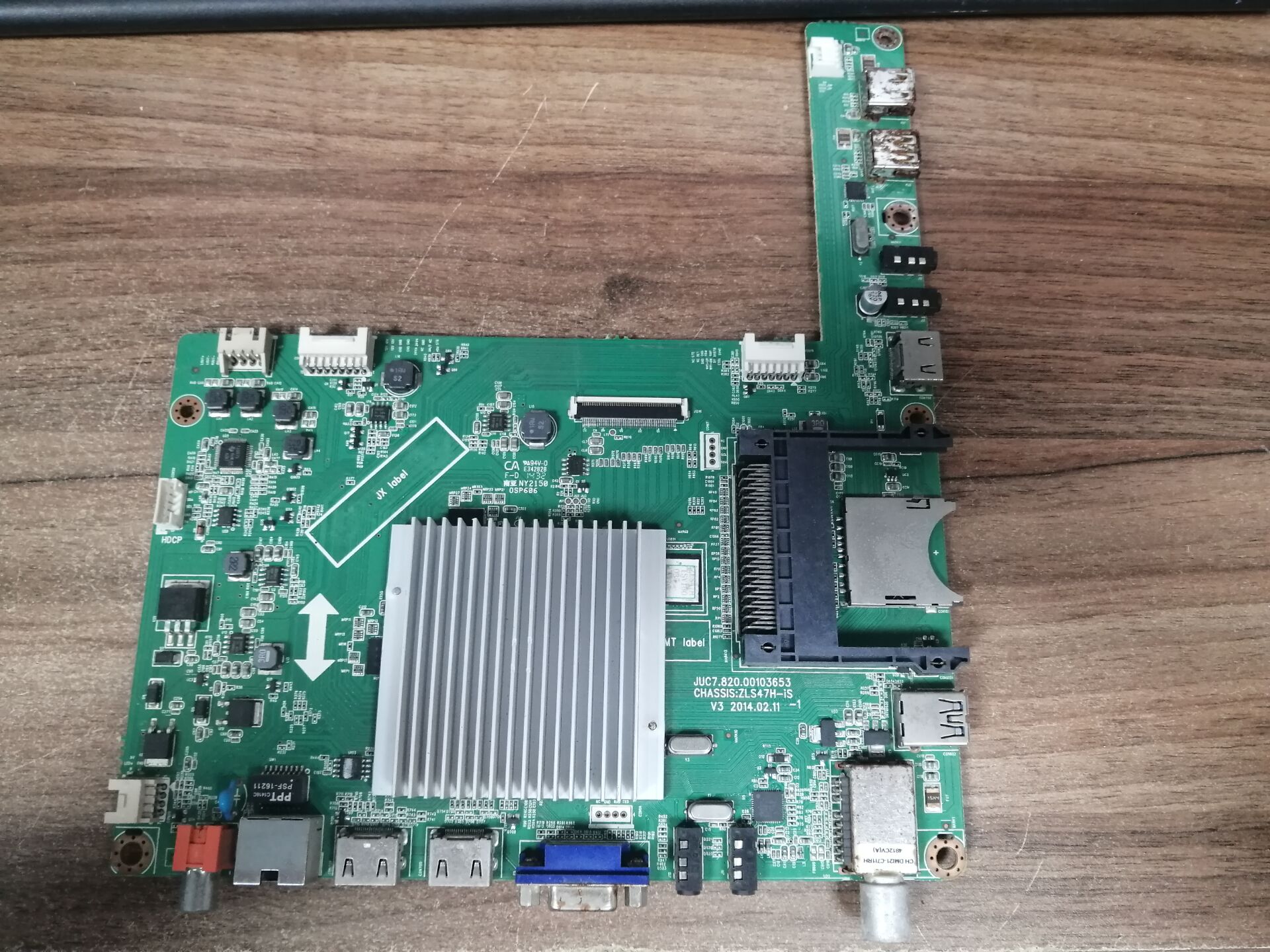 原装长虹UD55C6000ID主板JU