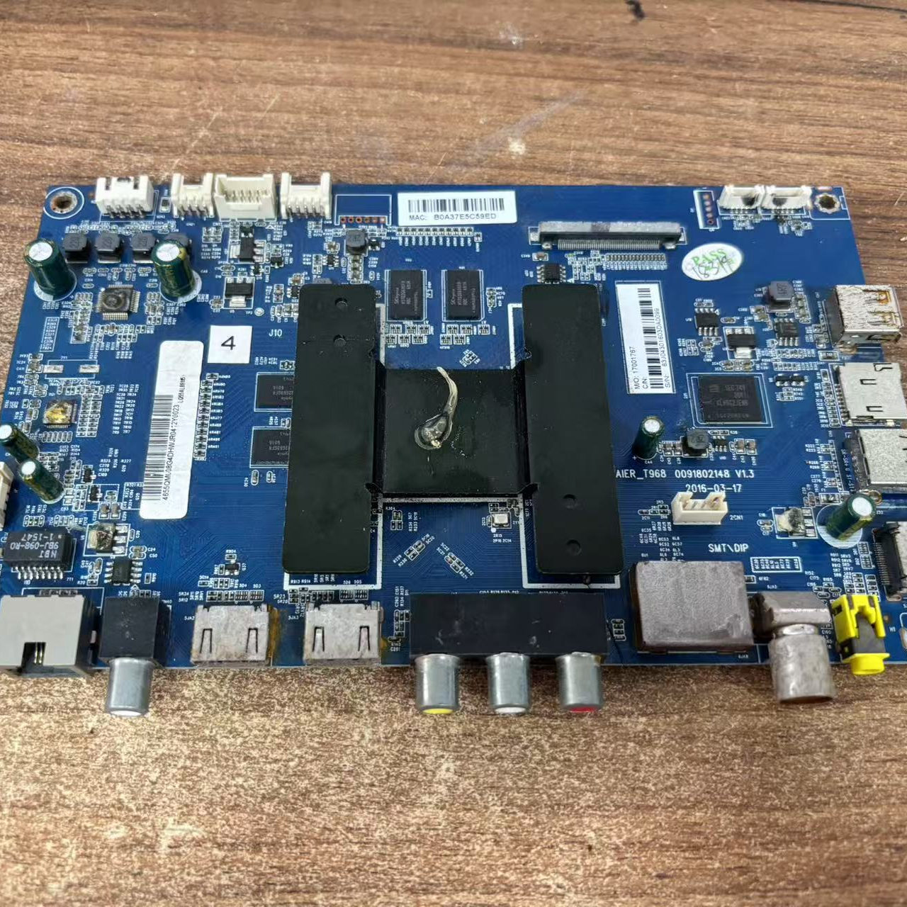 海尔LQ55AL88U81A3主板0091802148 V1.5屏LSC550FN10非代用