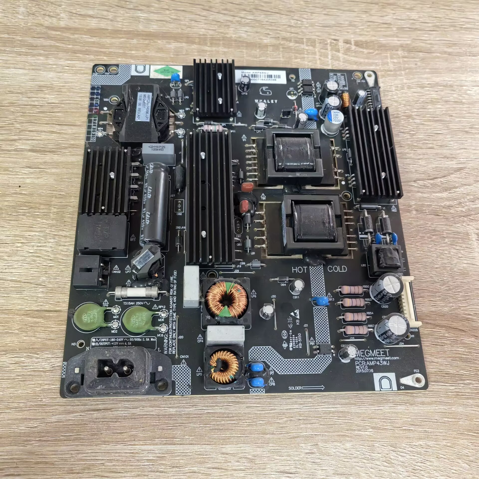 微鲸WTV43K1电源板AMP43WJREV