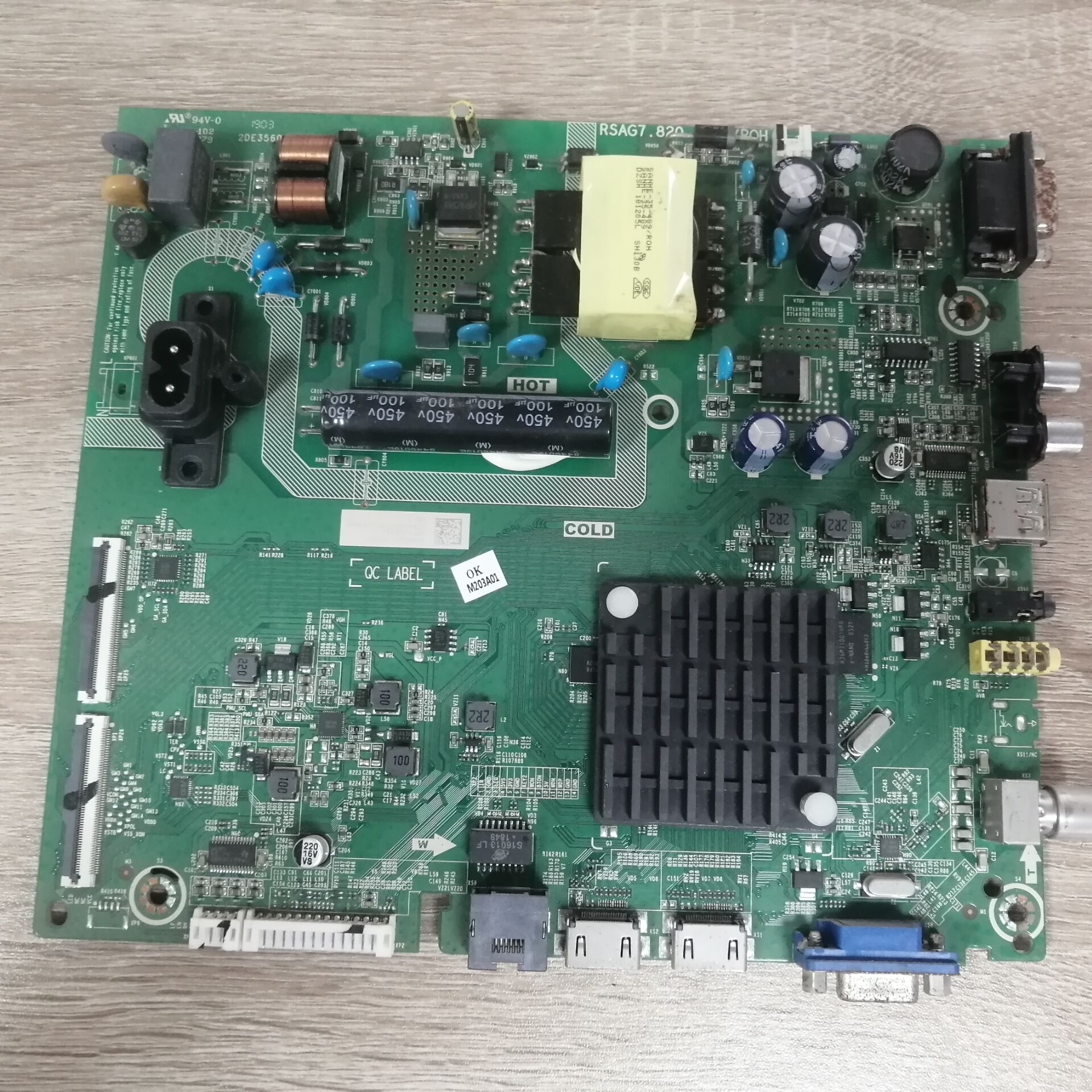 海信HZ43H35ABOM1电视主板RSA