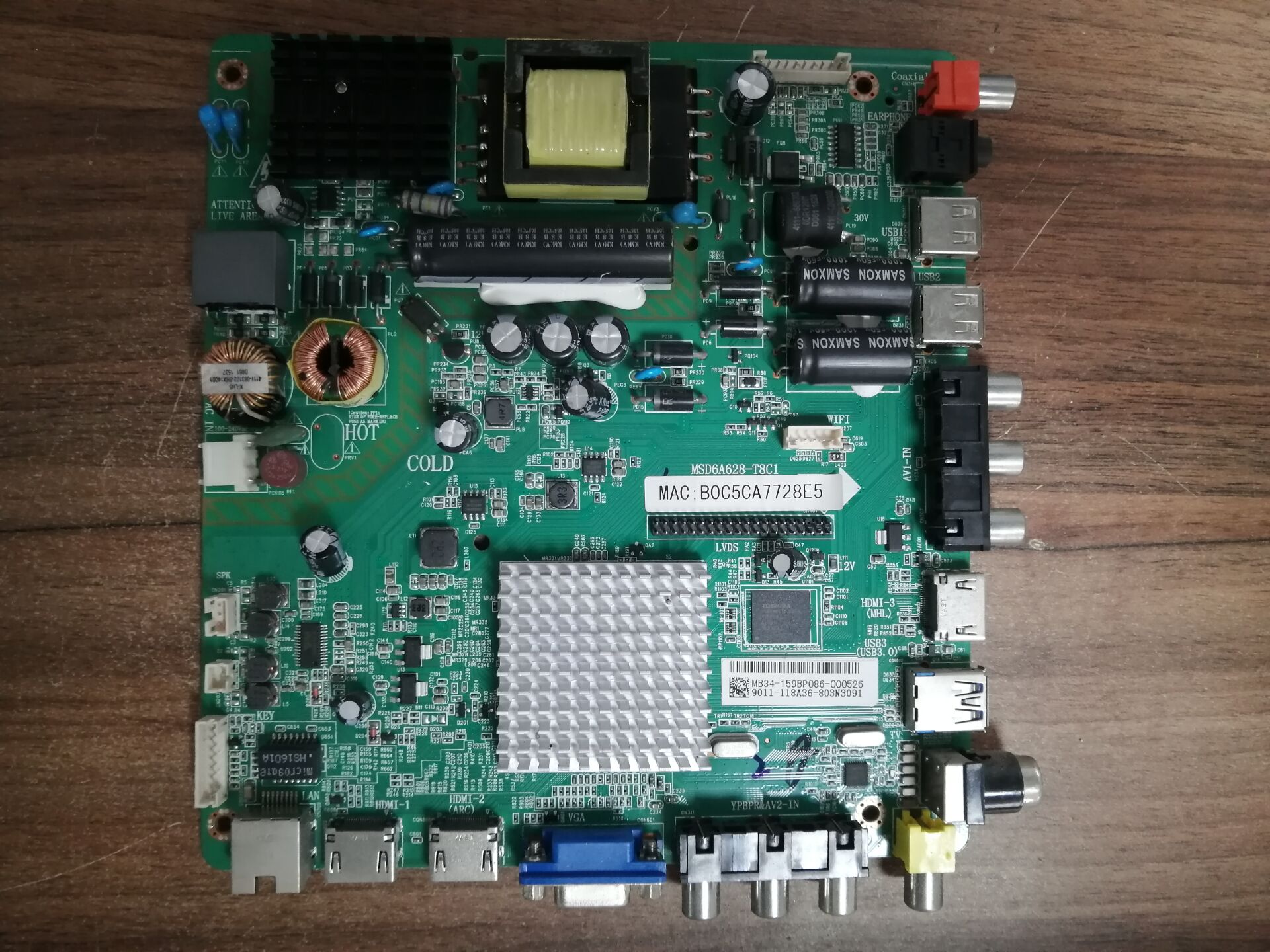 TCLLE43D59主板4715-M628T8