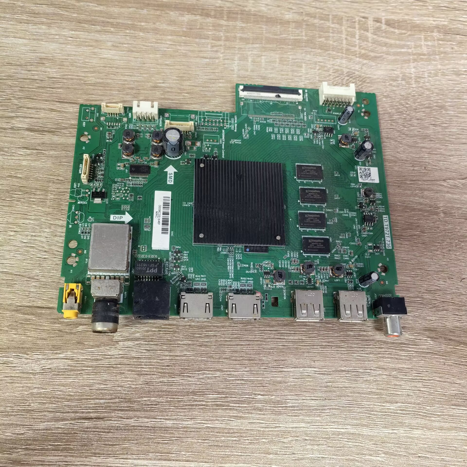 海尔LU55C61主板TD.T972T.736屏