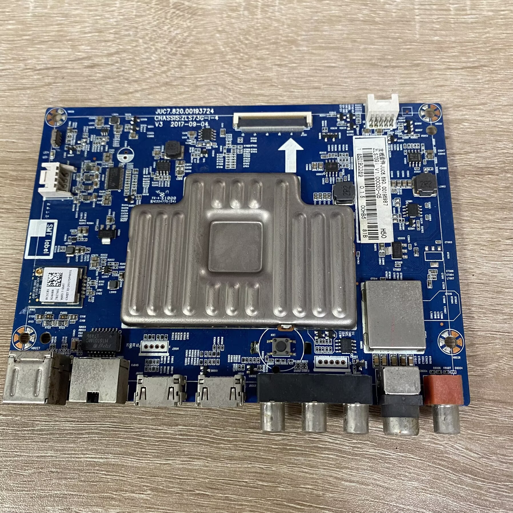 原装长虹55U155DS300主板JUC7.