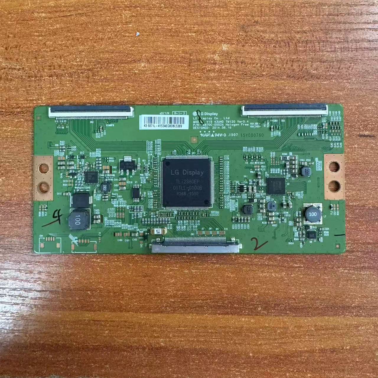 拆机创维43E6000逻辑板龙