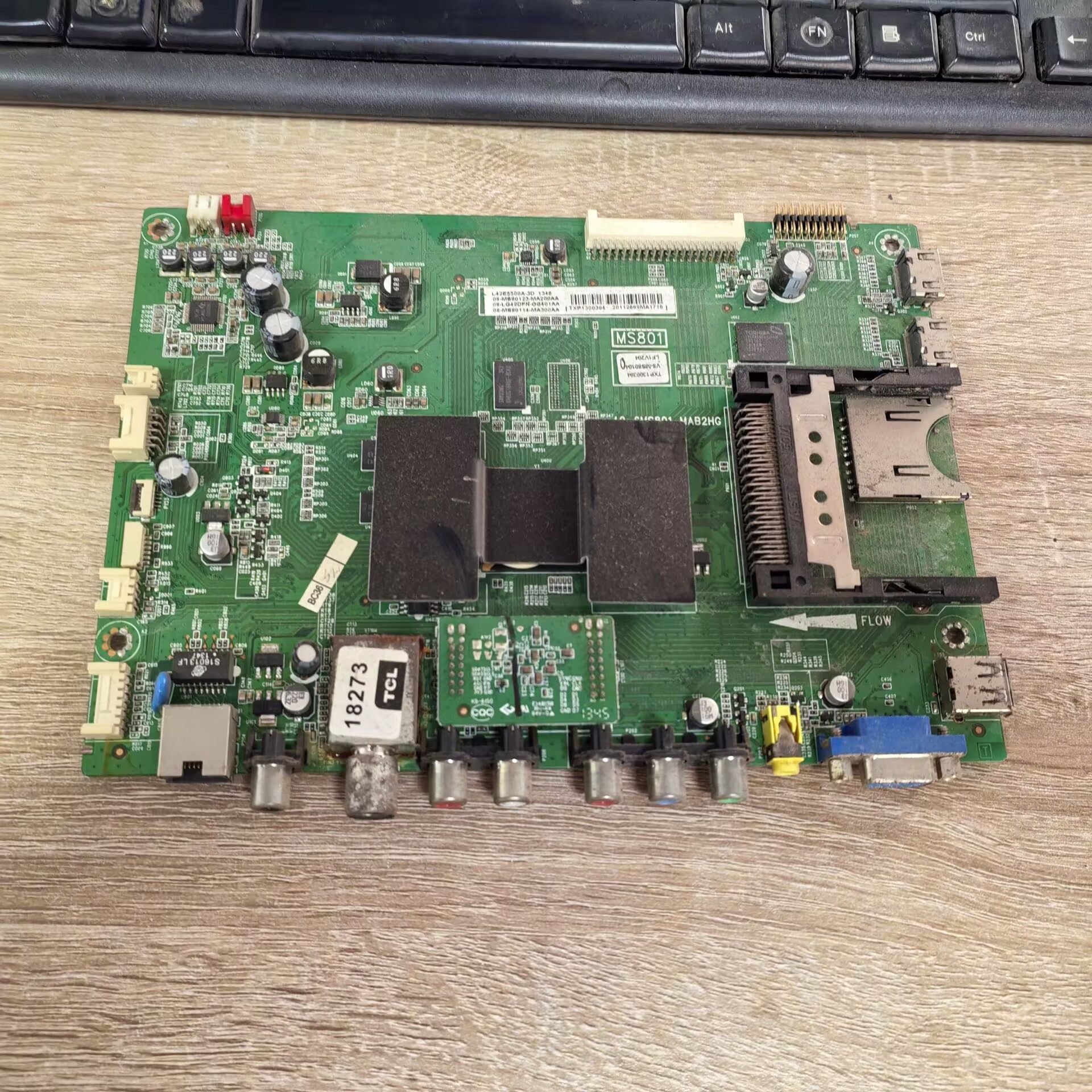 原装TCL L42E5500A主板40-6MS801-MAB2HG配屏LVF420PE3L实拍图 拆,电子元器件市场,PCB电路板/印刷线路板,淘宝优惠券,粉丝福利购,淘宝优惠卷