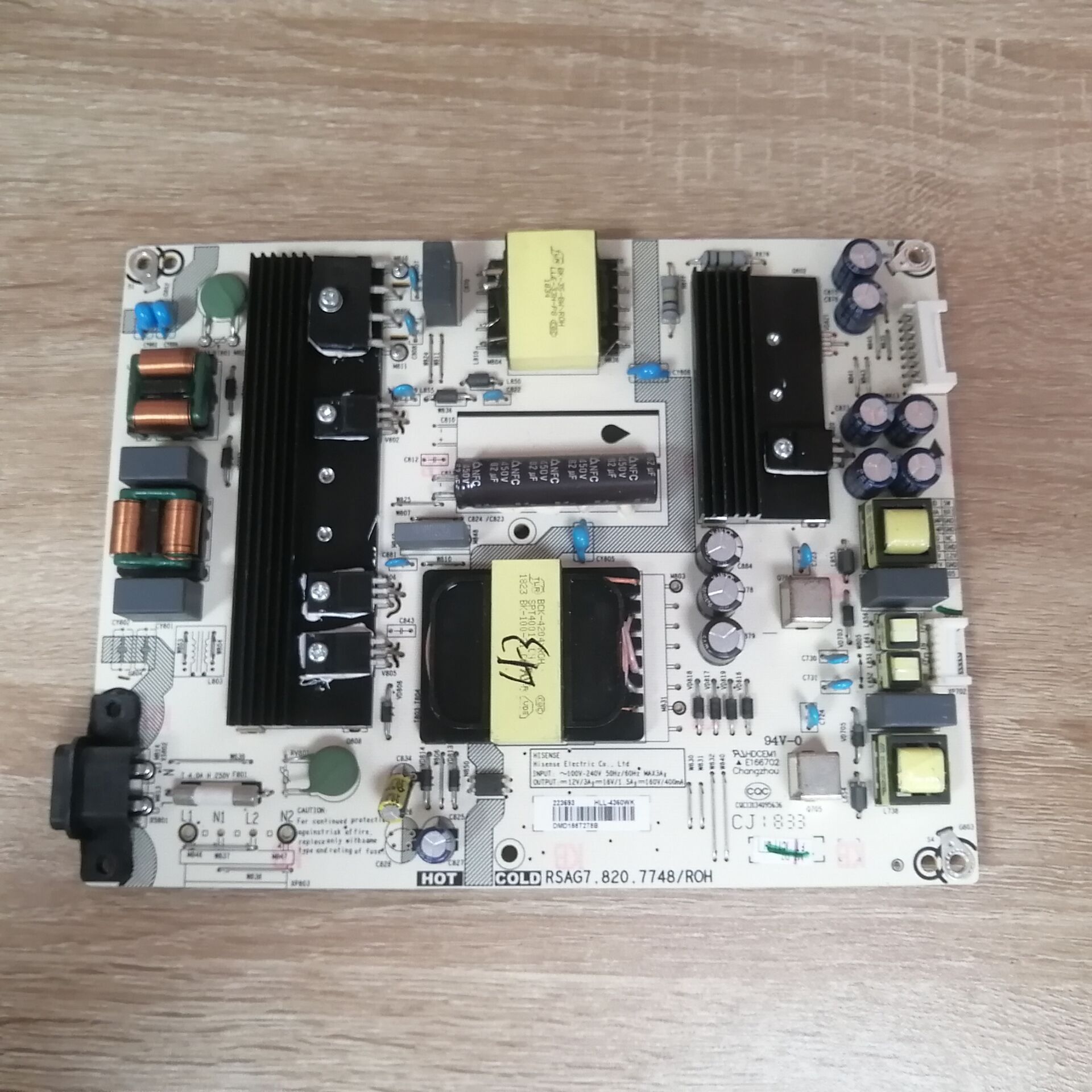 海信HZ43A65H55E3A电源