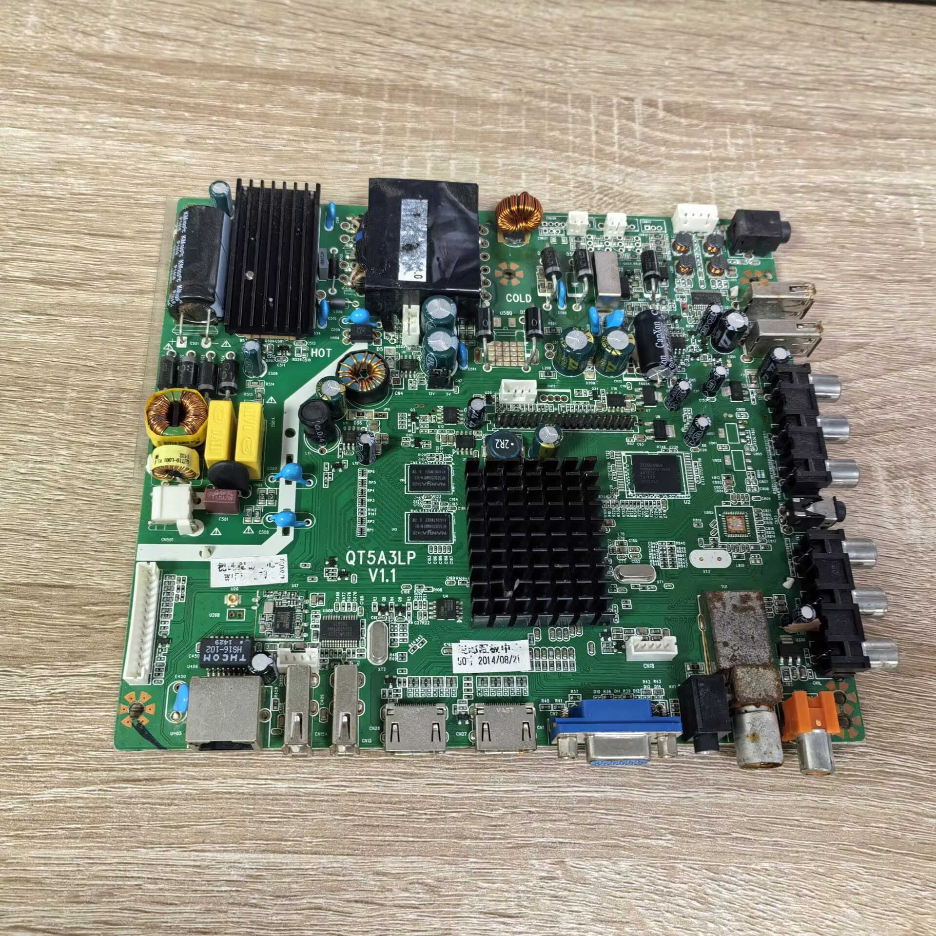 电视通用主板QT5A3LPV1.175W-