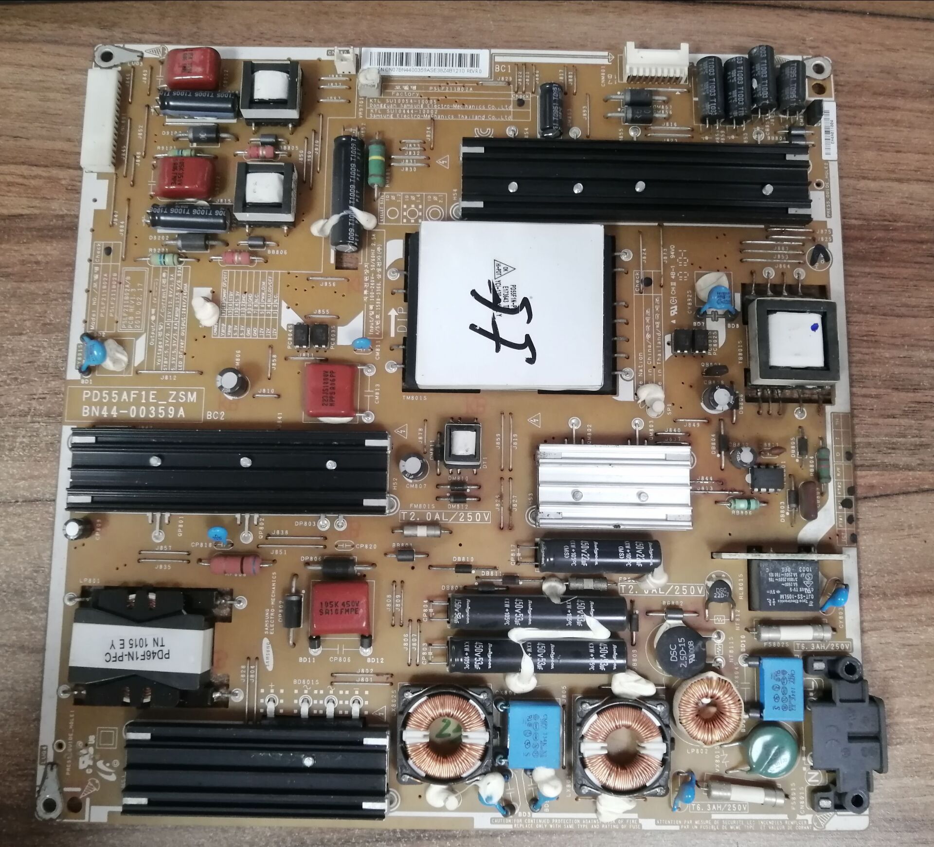 三星UA55C6200UFUA55电源板