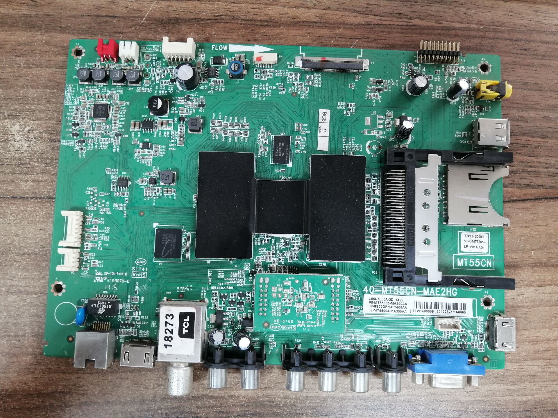 原装TCLL55F3600A-3D主板