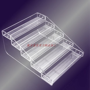 直播间阶梯展架零食品展示架饮料酒水收纳架亚克力置物架手办展架