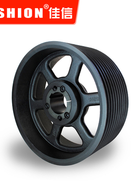 JASHION佳信欧标锥套式电机皮带轮SPC560-10三角皮带盘5050锥套