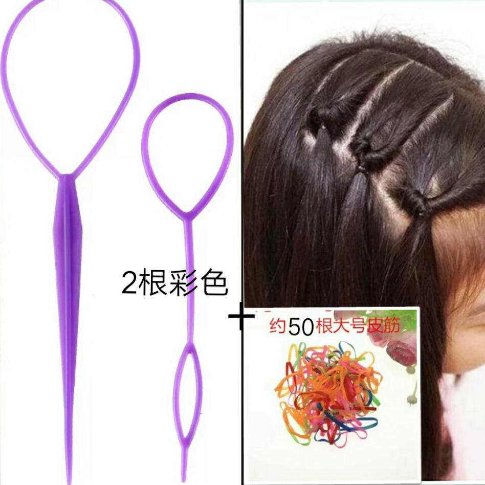 发针理发店神器儿童卷发器穿扎发成人器神奇盘发懒人工具头发