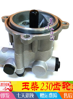 玉柴YC230川崎齿轮泵 K3V221DT尾泵先导泵 小泵 挖掘机配件