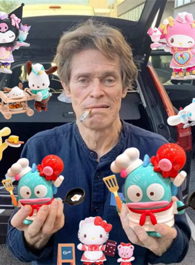 新品TOPTOY三丽鸥家族轮滑西餐厅系列手办酷洛米盲盒潮玩生日礼物