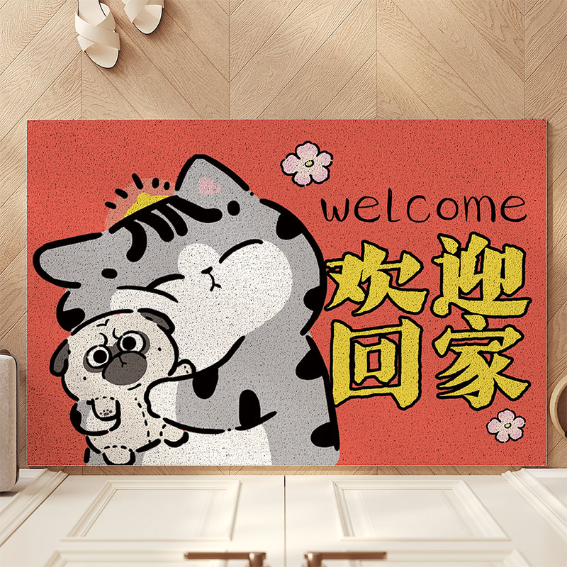 吾皇万睡丝圈入户门垫