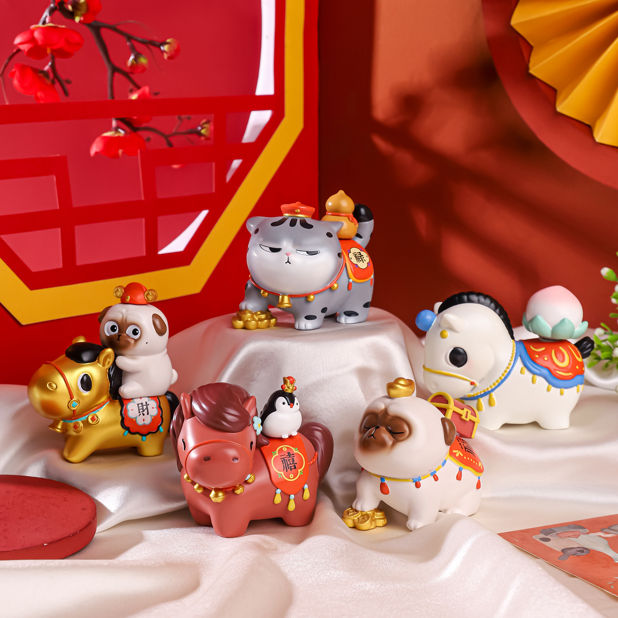 吾皇万睡吾福临门盲盒马年新款公仔马上有钱吉祥手办新年礼物潮玩,模玩/动漫/周边/娃圈三坑/桌游,潮玩盲盒,淘宝优惠券,粉丝福利购,淘宝优惠卷