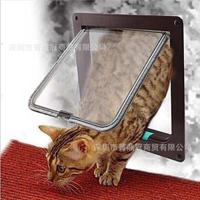 2019新款宠物用品 亚克力猫门狗门 窗口塑料猫洞狗洞宠物门