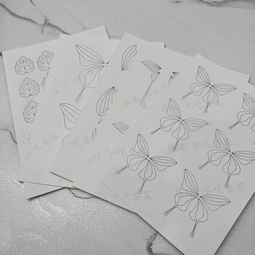 缠花发饰发簪汉服设计