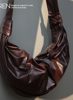 莫人小众25中性鼠尾草绿纸牛皮烤山核桃可颂牛角包赭石色慵懒百搭