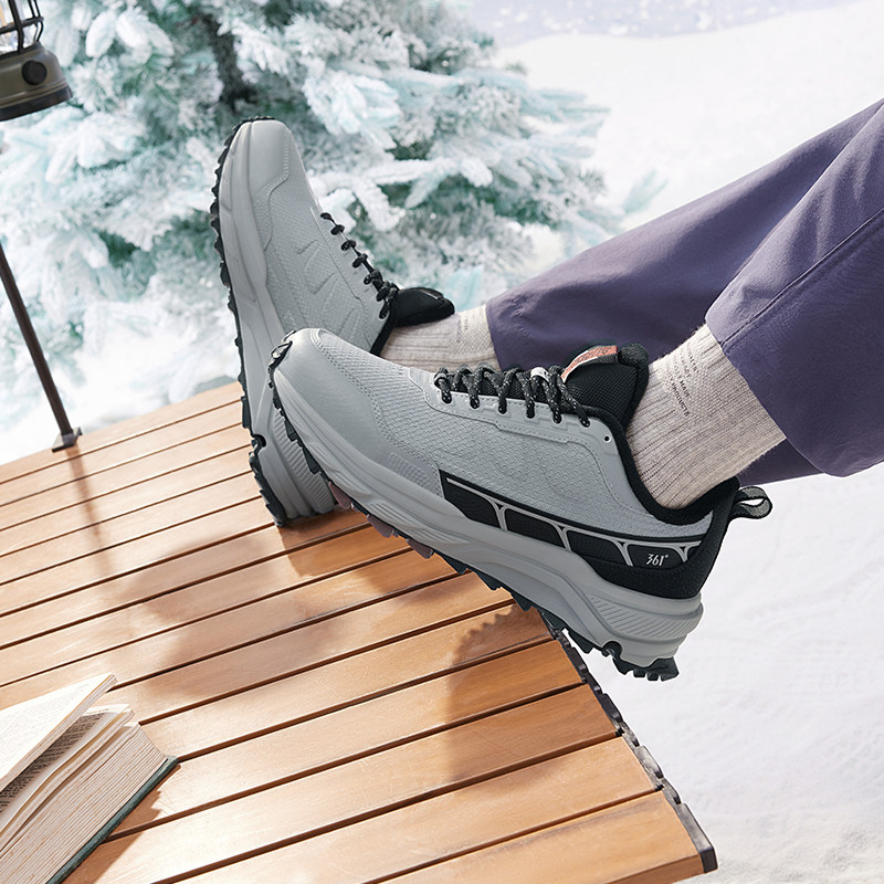 361男鞋运动鞋情侣户外休闲鞋防滑耐磨徒步鞋子钓鱼登山鞋老爹鞋