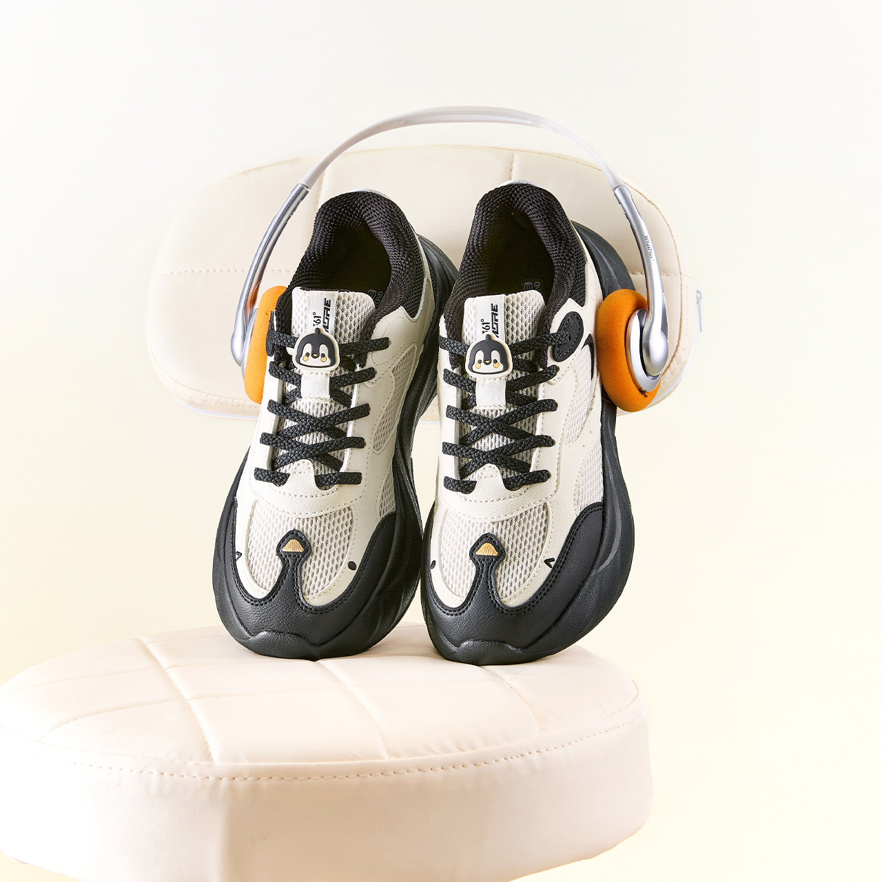 企鹅鞋361复古跑鞋运动鞋女鞋冬季新款网面休闲老爹鞋缓震鞋子女,运动鞋new,运动休闲鞋,淘宝优惠券,粉丝福利购,淘宝优惠卷