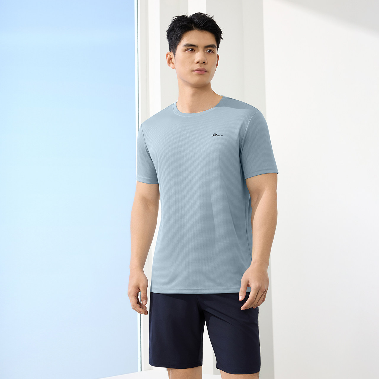 361速干运动T恤男2026夏季新款轻薄透气圆领短t男子跑步健身短袖