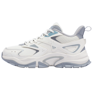 361度女鞋燎原2运动鞋冬季加绒鞋子革面防水防滑户外鞋老爹鞋女款