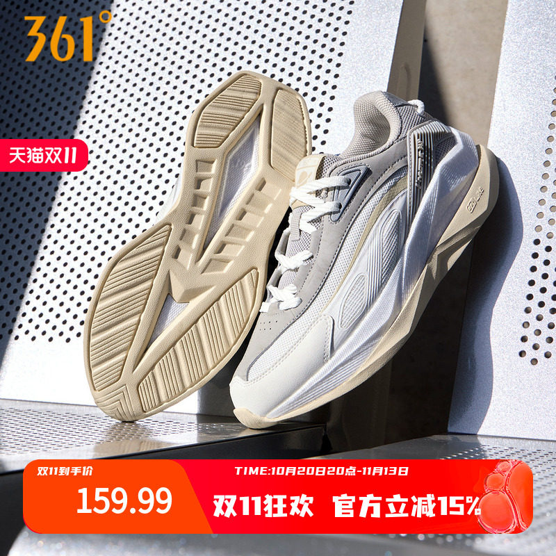 飞船361运动鞋女2026秋季新款网面透气轻便减震跑步休闲女鞋鞋子