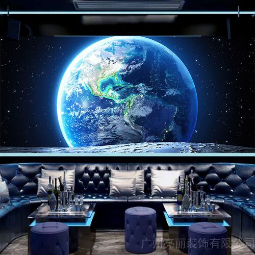 ktv宇宙主题壁纸星空太空墙纸