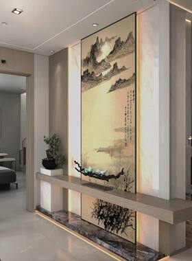 宋氏美学古风花鸟背景墙壁画