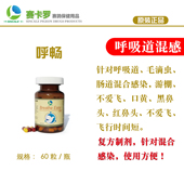 胶囊 英国赛卡罗鸽药 毛滴虫二合一 呼吸道 鸽药 呼畅