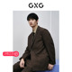 2024年春季 GXG男装 棕色平驳领单西外套 品GFX10101051