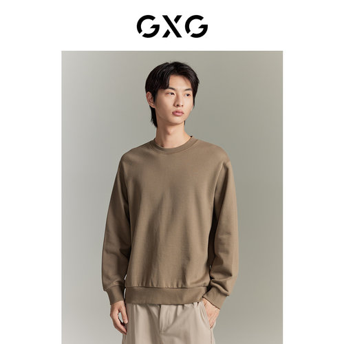 男装多色圆领套头卫衣GXG