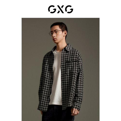GXG男装商场同款黑白