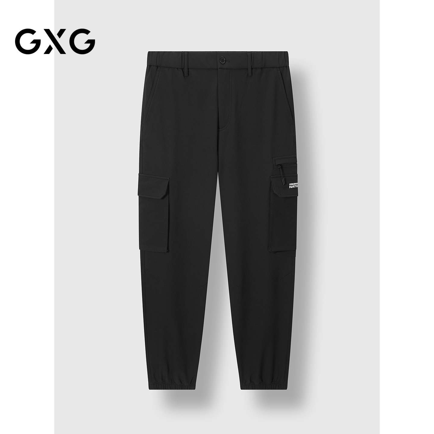 宽松束脚-工装口袋