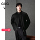 经典 立领哈灵顿单排扣短大衣夹克外套 25年冬季 GXG男装 新品